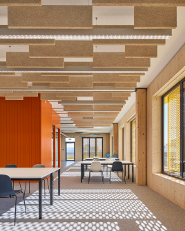 Klimadecken im 5. Stock