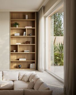 Moderne Gardinenverblendung