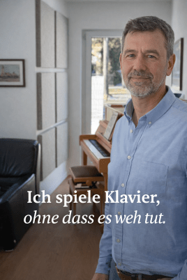 „Ich spiele Klavier, ohne dass es weh tut.“ 🎹