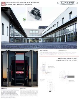 Seit Jahren spricht man – auch im Baugewerbe – von Energieeffizienz, Nachhaltigkeit und Langlebigkeit.  Wir, die Firma #ALPGATE, reden nicht nur darüber, sondern setzen diese Werte konsequent um.