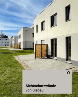Stilvolle Sichtschutzwände von Siebau