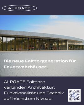 ALPGATE – die neue Falttorgeneration für Feuerwehrhäuser!