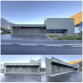 Neue Referenz: Vier Falttore für den Neubau des Feuerwehrhauses Bings-Stallehr.