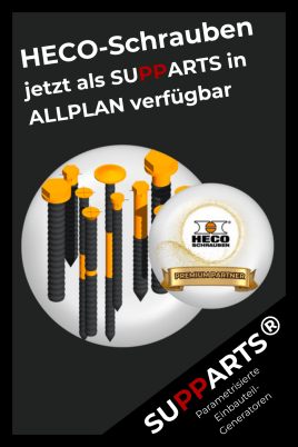 HECO-Schrauben in ALLPLAN