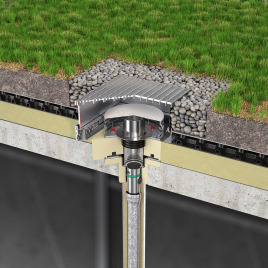 Flachdachablauf ACO Variant-Flex