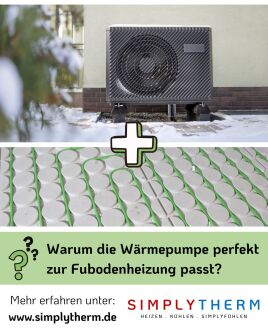 Fußbodenheizung als Effizienzfaktor bei Wärmepumpen 📊⚙️