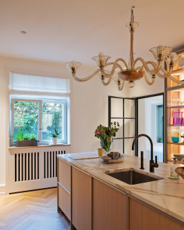 Villa "Zum Brunnenhof" mit Natur-Klimadecke ausgestattet