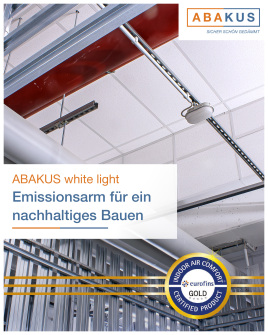 🟠🔵 Emissionsarm dämmen mit ABAKUS white light