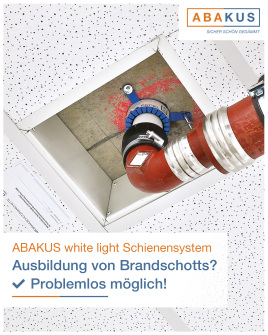 🟠🔵 Brandschotts in der Tiefgarage? Mit ABAKUS white light sauber gelöst