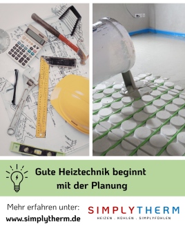 Flächenheizung frühzeitig planen – ein entscheidender Erfolgsfaktor