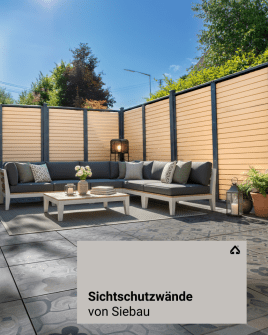 Sichtschutzwände von Siebau