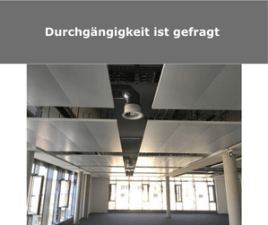 Durchgängigkeit ist gefragt