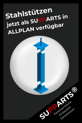 Stahlstützen mit Kopfplatten