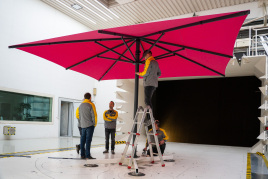 Windstabile Schirme bei 110km/h