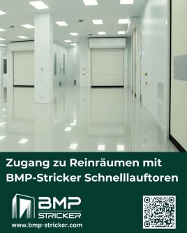 Warum Schnelllauftore in Reinräumen?