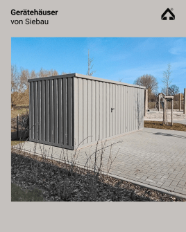 Gerätehäuser für Schulen & Kitas