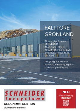 37 energieeffiziente Aluminium-Falttore für Grönland