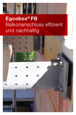 Innovativer Stahlbeton-Holz-Anschluss mit Egcobox® FB