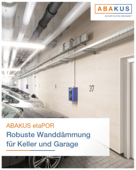 🟠🔵 Robuste Wanddämmung für Keller und Garage: ABAKUS etaPOR