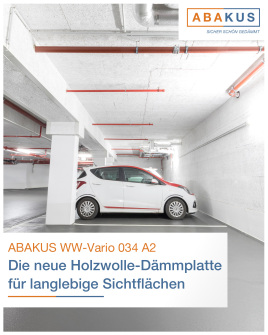 🟠🔵 Holzwolle-Dämmplatte WW-Vario 034 A2 für langlebige Sichtflächen