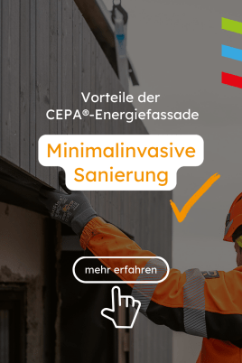 CEPA® Energiefassade: Minimalinvasive Sanierung