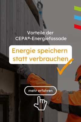 CEPA® Energiefassade: Energie speichern statt verbrauchen
