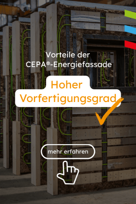 CEPA® Energiefassade: Hoher Vorfertigungsgrad
