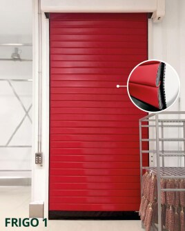 Das DynamicRoll® FRIGO 1 ist ein selbstreparierendes Schnelllauftor, das speziell für den Einsatz im Kühlbereich entwickelt wurde.