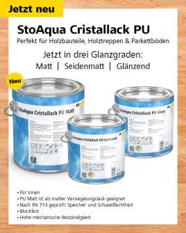 🆕 Jetzt neu: StoAqua Cristallack PU in Matt!
