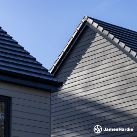 Referenz: Hardie® Plank in Zartgrün