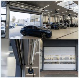 Transparenz trifft Technologie - Ein schönes Projekt unserer Kollegen von BMP HIGH SPEED DOORS Benelux und van den Berg Bedrijfsdeuren.