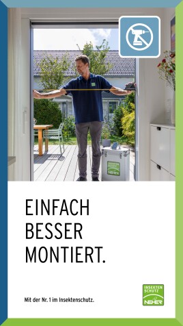 Insektenschutz ohne Bohren – geht das? | Neher Insektenschutz