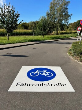 🚲 Klare Botschaft vor der Schule in Kornwestheim: Fahrradstraße schnell markiert