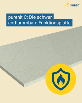 🔥purenit C - die schwer entflammbare Multifunktionsplatte