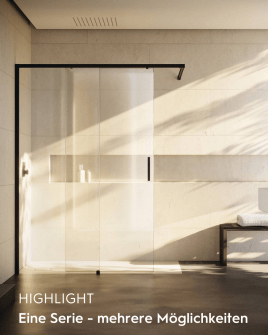 HÜPPE Vita pure: Eine Serie, mehrere Möglichkeiten