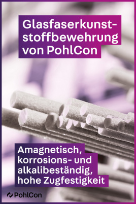 Glasfaserkunststoffbewehrung FIBERNOX® V-ROD im Tokamak