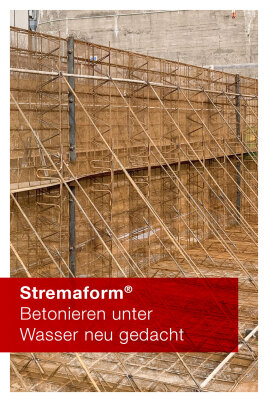 Präzise Abschalung im Unterwasserbau