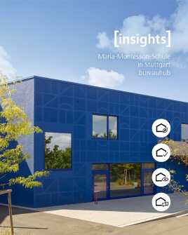 🚸 Blaue Fassade als Abbild des Grundschulalters