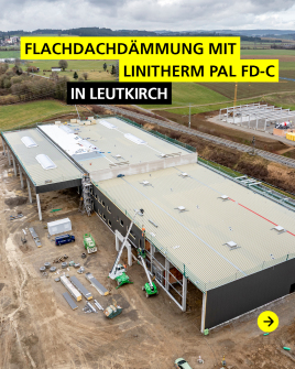 Flachdachdämmung mit LINITHERM PAL FD-C