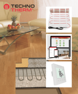 DSF Premium Set – Smarte Dünnbett-Fußbodenheizung mit Appsteuerung von Technotherm