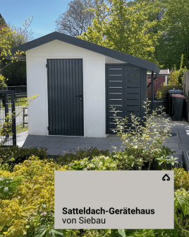 Satteldach-Gerätehäuser