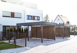 Caports aus Stahl. Design für Generationen