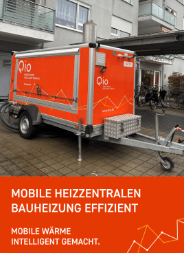 Mobile Heizzentralen Bauheizung effizient