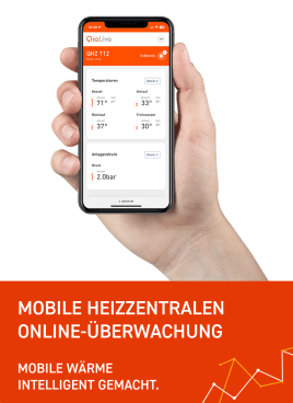 Mobile Heizzentralen Online-Überwachung
