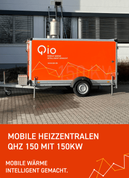 Mobile Heizzentrale QHZ 150 mit 150KW