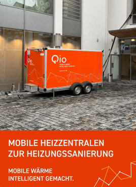 Qio Mobile Heizzentralen zur Heizungssanierung