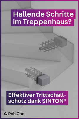 Ruhe im Treppenhaus: Effektiver Trittschallschutz für Treppenanlagen