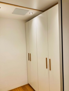 Deckenheizung für Ankleide