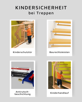 Kindersicherheit bei Treppen