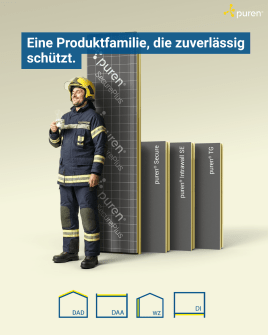 🔥Eine Produktfamilie, die zuverlässig schützt: Unsere brandhemmende Produktfamilie schützt zuverlässig von der Tiefgarage bis zum Dach
